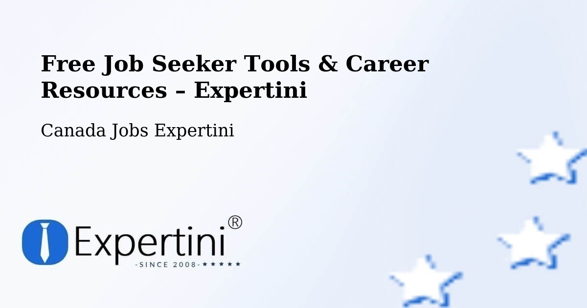 Free Job Seeker Tools & Career Resources – Pickering - Pickering, Canada Jobs Expertini