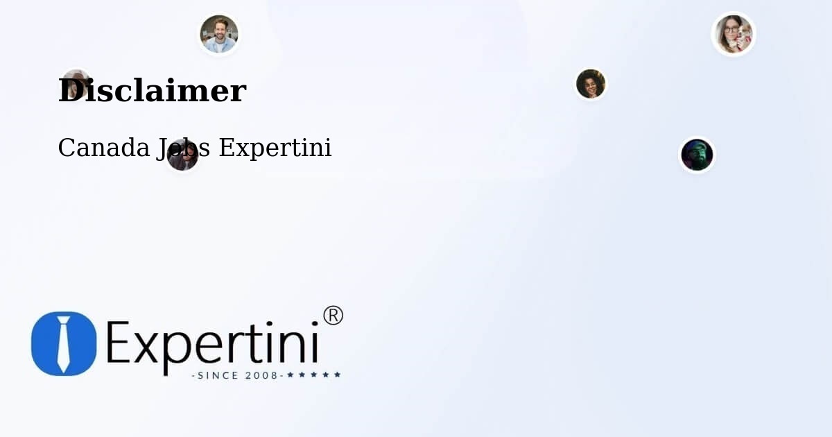 Disclaimer – Pickering - Canada Jobs Expertini